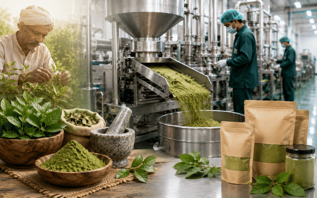 Henna Manufacturing Process