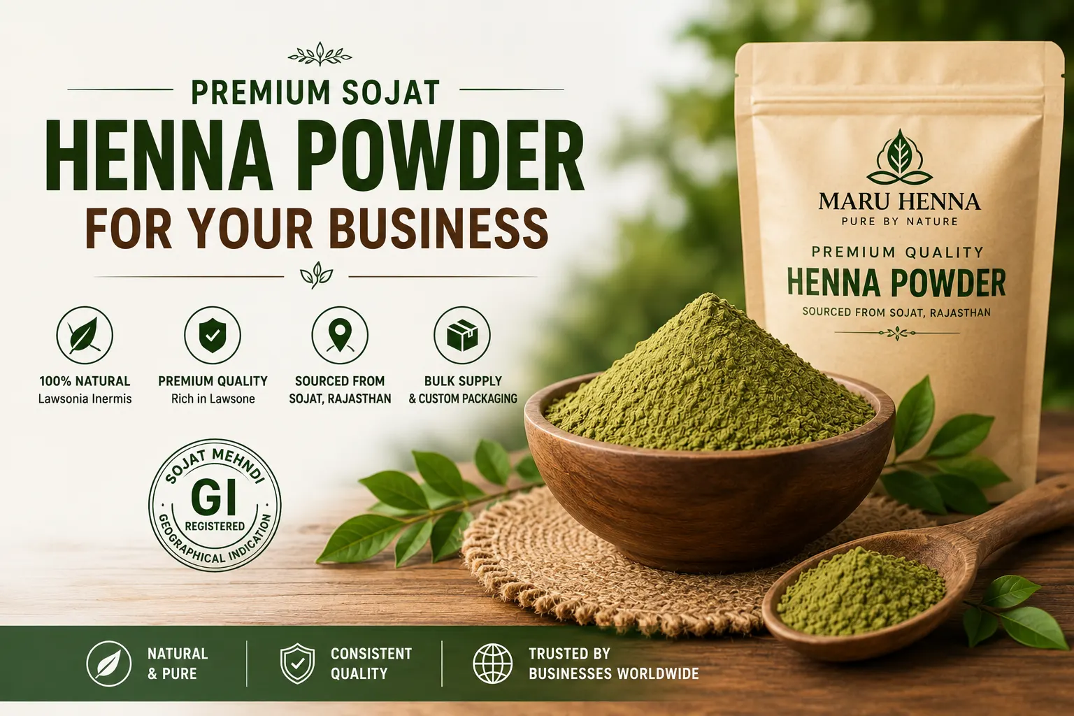 Best Henna Powder Brand â€“ Sojat Rajasthan