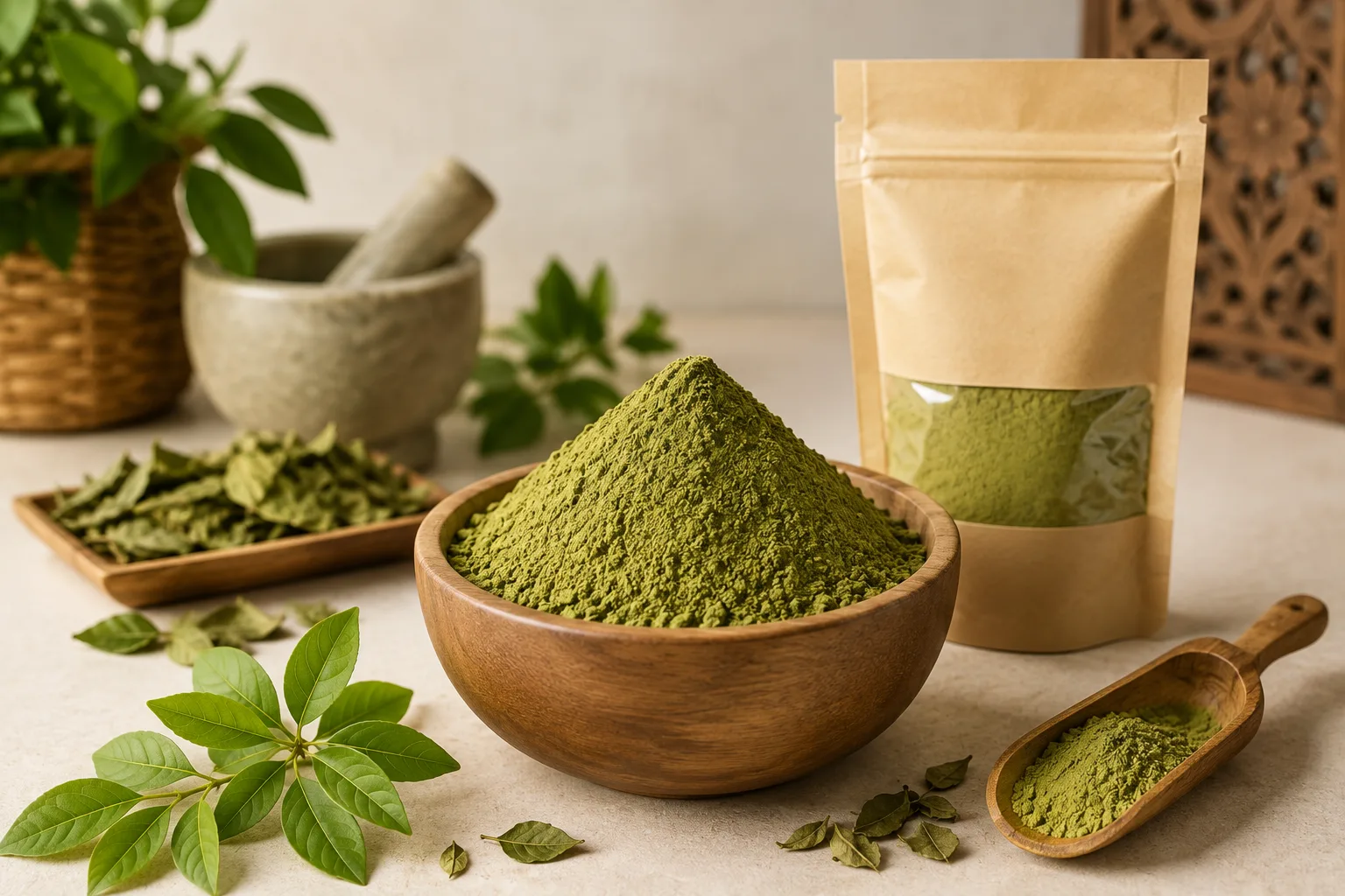 High-quality natural henna powder from Maru Henna